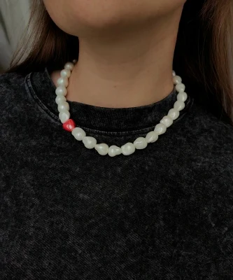 Колье Red heart